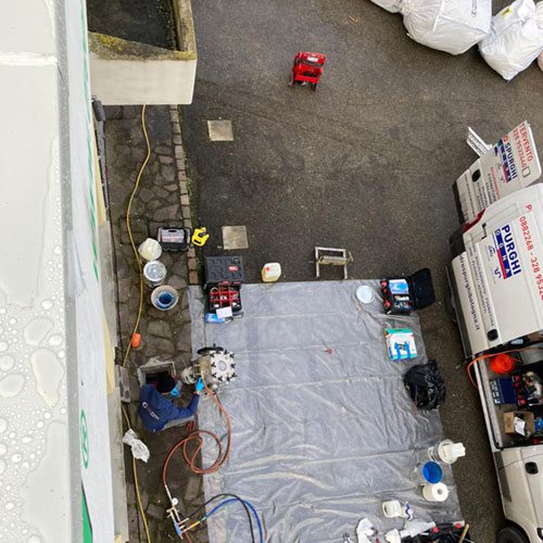 Risanamento pluviali verticali